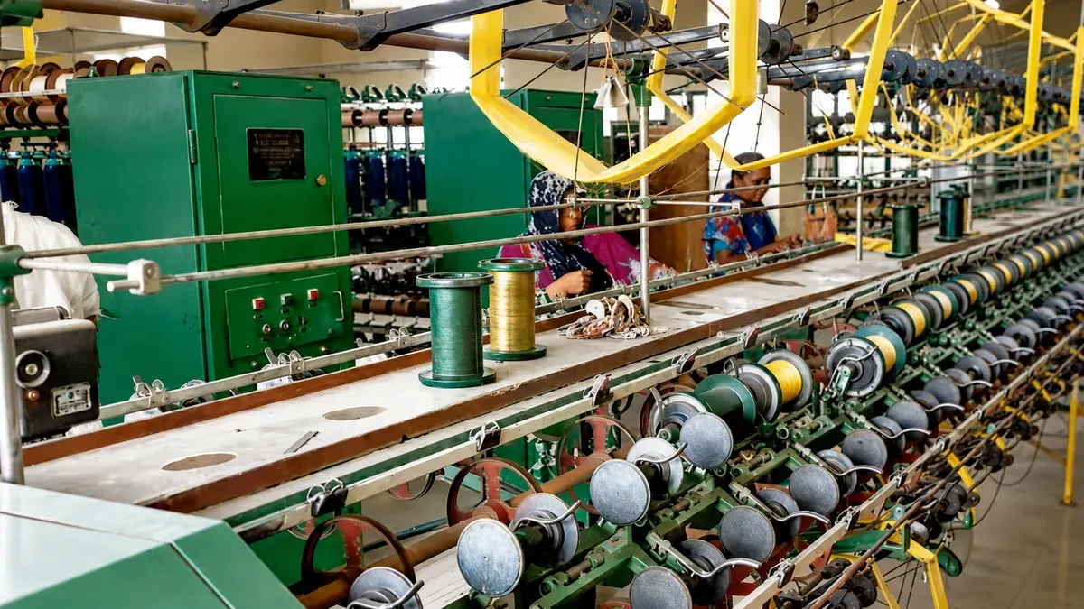 Weaving at Parimita Handloom Industries